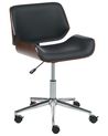 Desk Chair TOTOWA Faux Leather Black