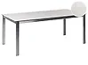 Garden Dining Table COSOLETO 180 cm 90 cm Glass White