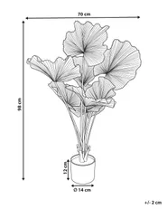 Tekokasvi RUFFLED FAN PALM 98 cm Vihreä_1185497