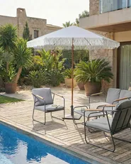 Market Parasol 258 cm MURASA White_1020749