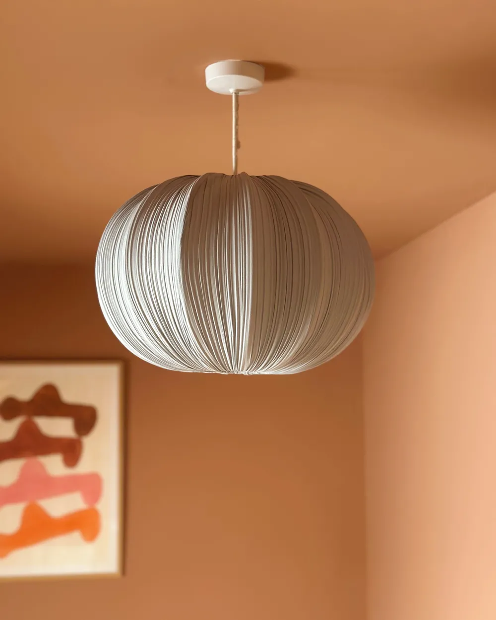 Pendant Lamp OKER Fabric Grey_1063230