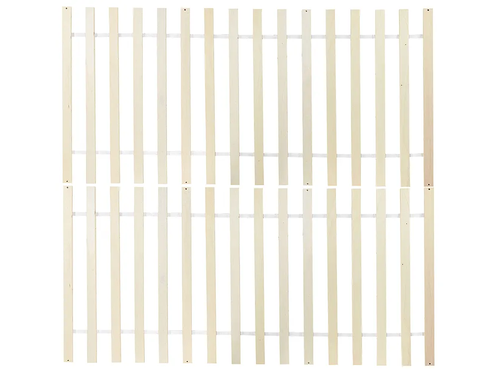 Bed Pine Wood GIVERNY 180 x 200 cm (EU Super King) White_925063