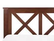 Bed Pine Wood TANNAY 180 x 200 cm (EU Super King) Dark Brown_931004