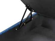 Storage Ottoman ABERDEEN Velvet Navy Blue_970779