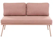 Trädgårdshörnsoffa med bord 4-sits CACCAMO Brun_1064249