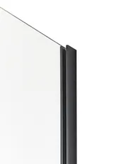 Shower Screen AHAUS 900 x 1900 mm Black_944291