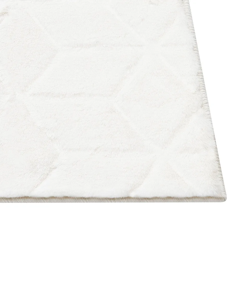 Faux Fur Rug THATTA White 80 x 150 cm_858648