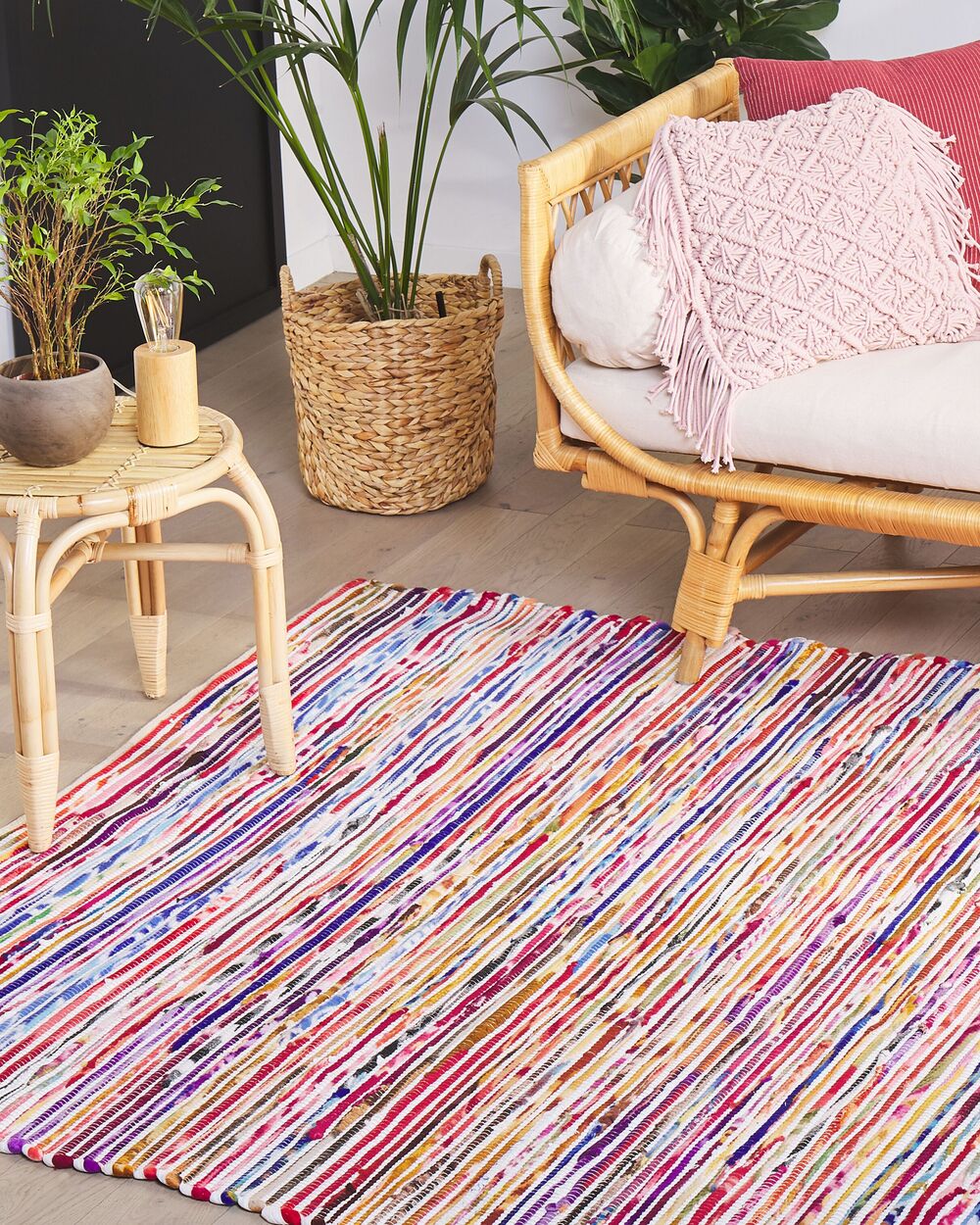 Teppe BARTIN Hvit 160 x 230 cm