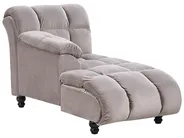 Right-Hand Chaise Longue LORMONT Fabric Taupe_881714