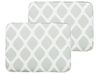 Set of 2 Garden Chair Cushions FIJI 29 x 38 cm Mint Green