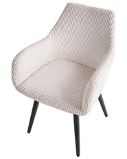 Set med 2 matstolar MORI Manchester Ljusbeige_1042056