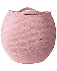 Set of 2 Baskets PANJGUR Cotton Pink_846410