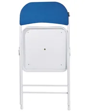 Set of 4 Folding Chairs SPARKS Metal Blue/ White_938633