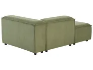 Right-Hand Chaise Longue ARDAL Corduroy Green_947329