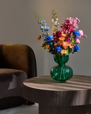 Konstgjord blomsterbukett GRADIL 75 cm Flerfärgad_1028449