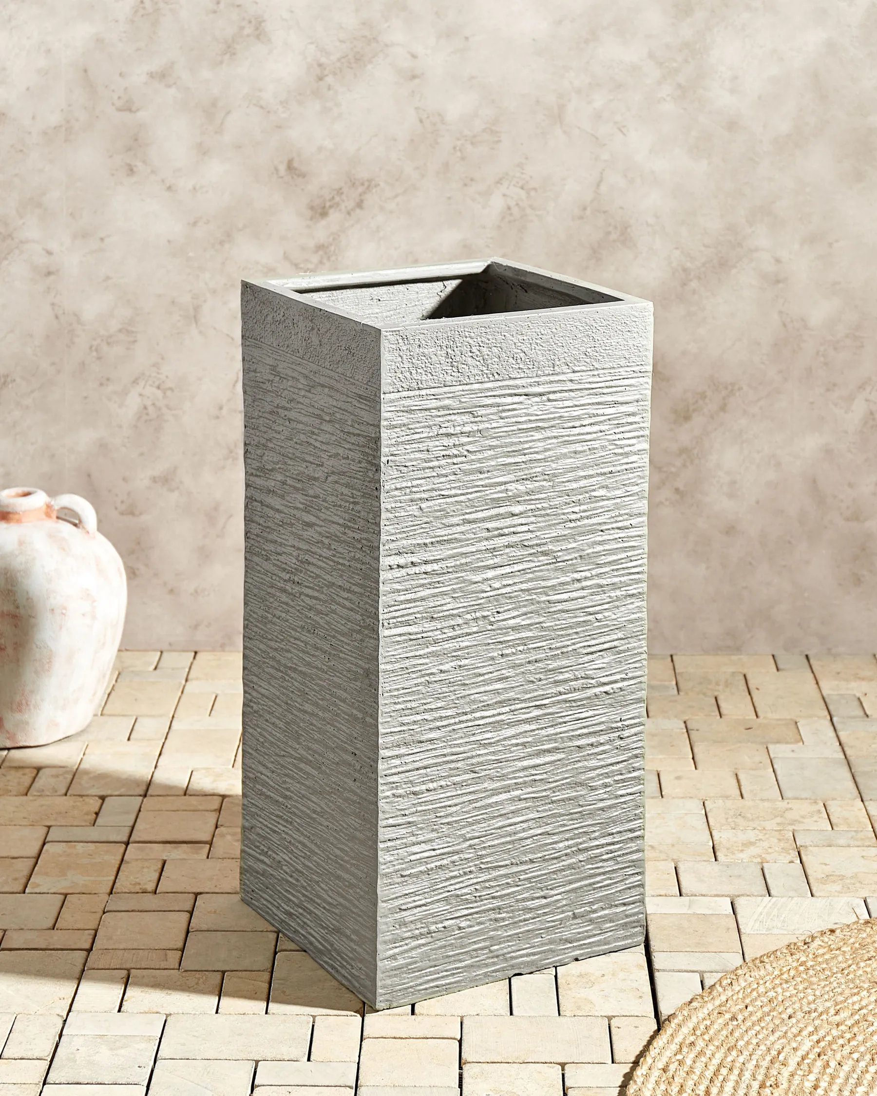 Kukkaruukku DION 33 cm Vaaleanharmaa_896516