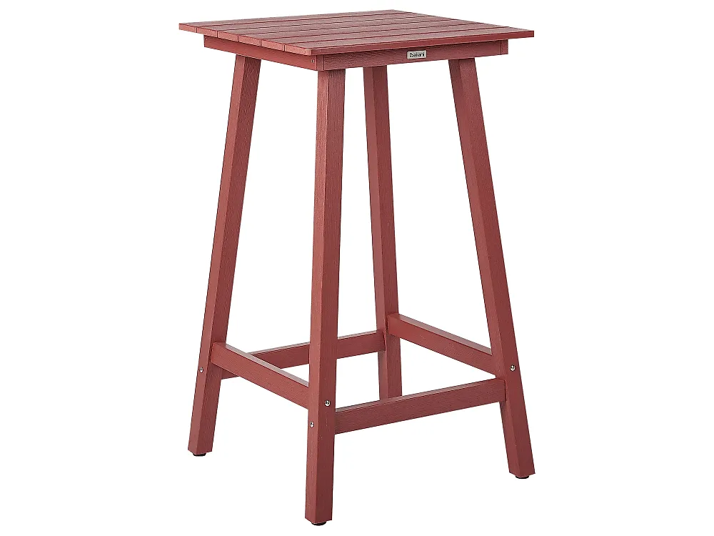 Ulkobaaripöytä ADIRONDACK 60 cm 59 cm Synteettinen materiaali Punainen_1178933