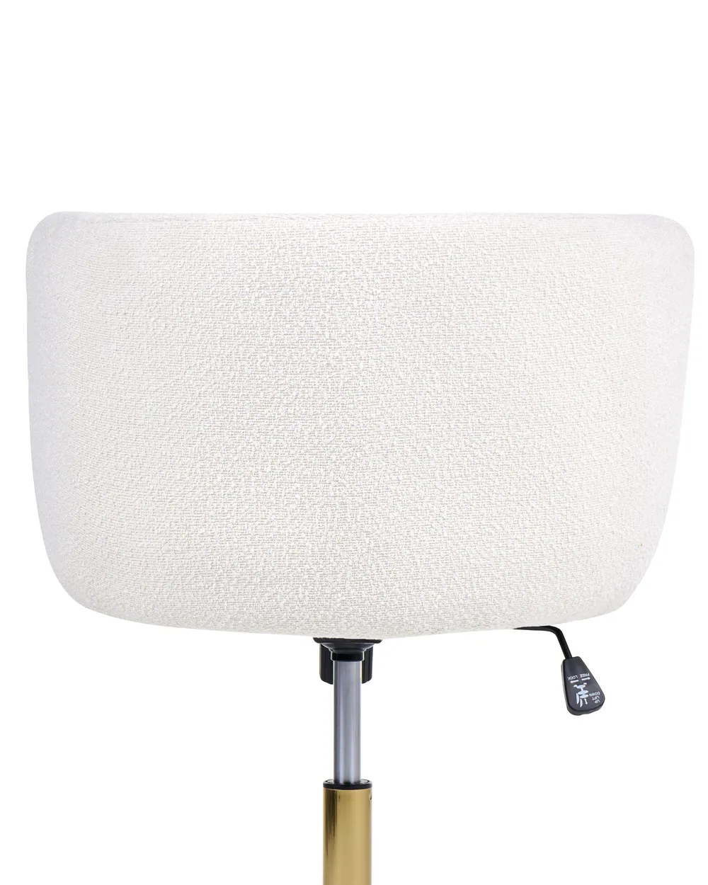 Desk Chair PELORA Boucle White_1085771