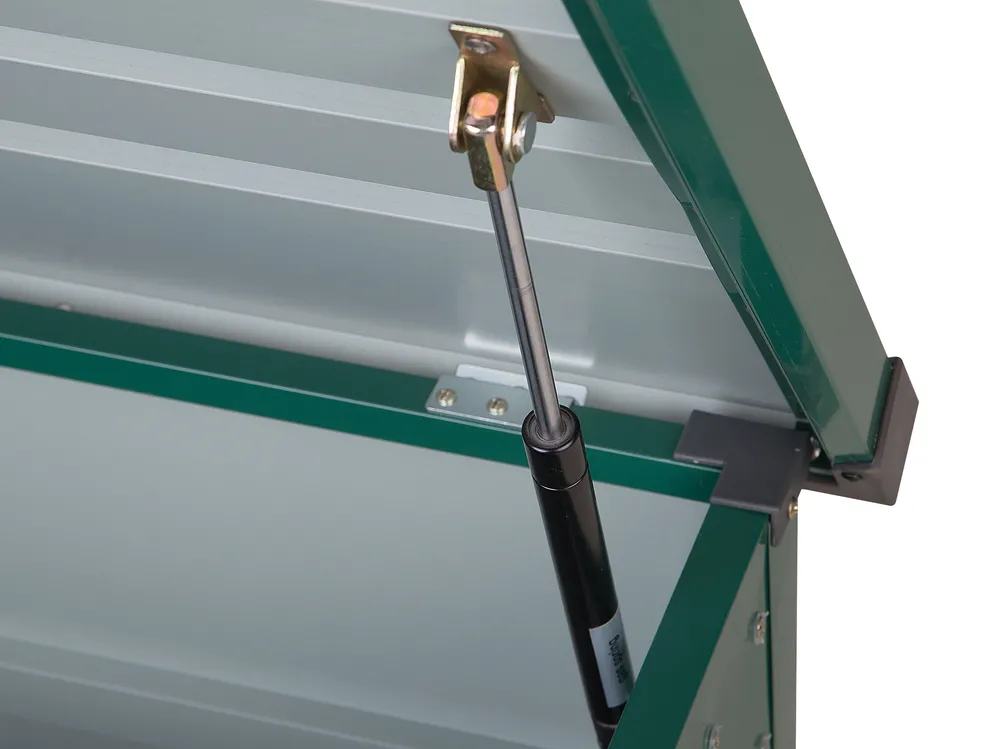 Förvaringslåda CEBROSA 100 cm 62 cm Metall Mörkgrön_717632