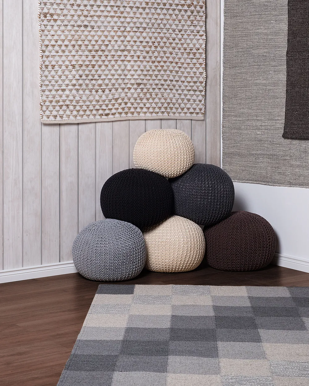 Rug TUNCELI Beige 140 x 200 cm Cotton