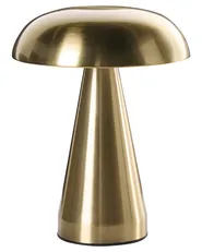 Set med 2 trådlösa LED-bordslampor KULFO med dimmer Metall Guld_1042347