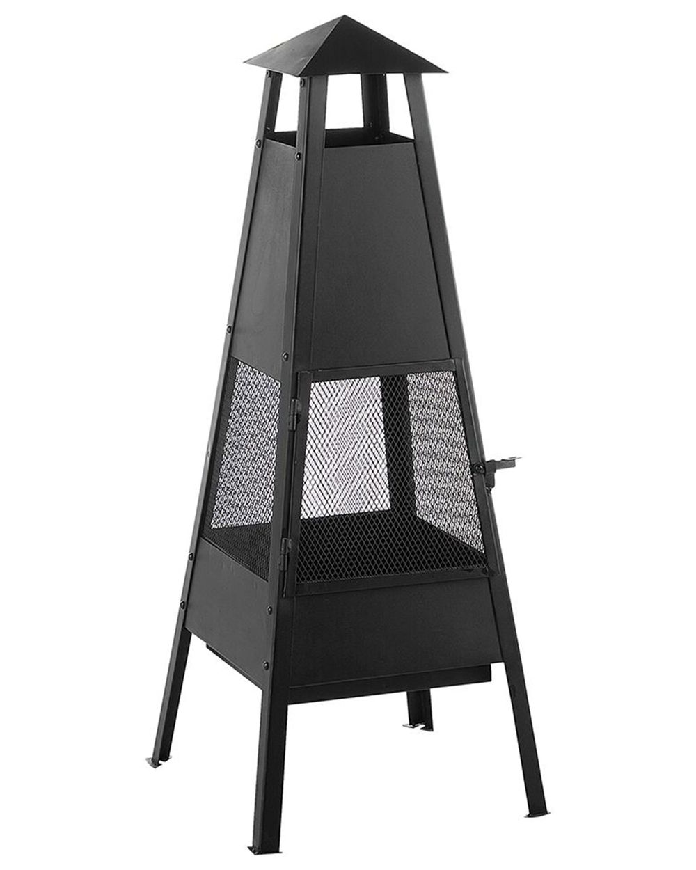 Fire Pit YASUR Metal Black