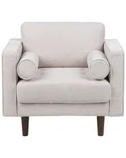 Armchair NURMO Fabric Light Beige_896117