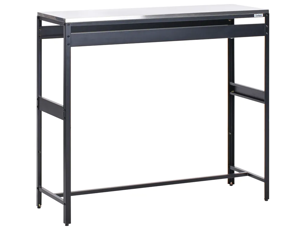 3 Piece Outdoor Kitchen Set with Sink MAENZA Black Metal_981530