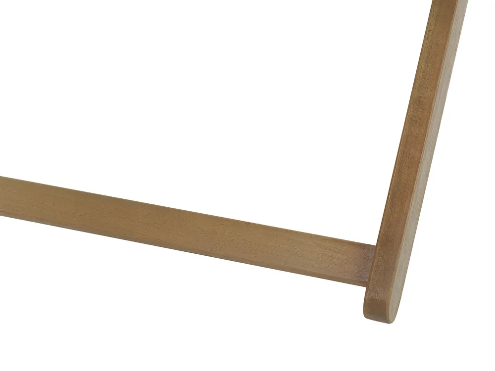 Set of 2 Folding Deck Chairs AVELLINO with Replacement Fabrics Acacia Wood Dark Brown_860256