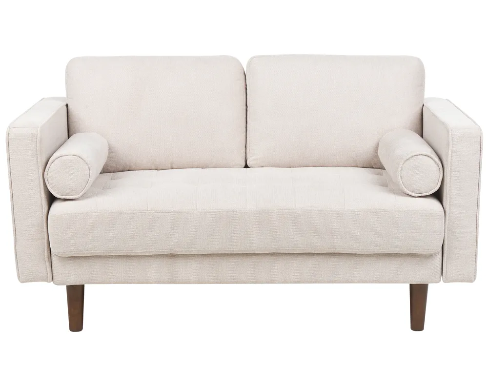 Sofa 2 Seater NURMO Fabric Light Beige