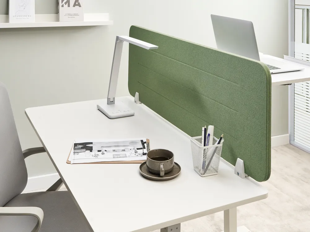 Desk Screen ZIGGY 120 x 40 cm Green