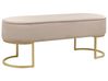 Upholstered Bench MILRY Velvet Beige