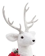 Joulukoriste LISALMI 56 cm Poro Valkoinen_1172502