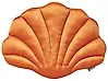 Throw Cushion CONSOLIDA 47 x 35 cm Velvet Orange Solid