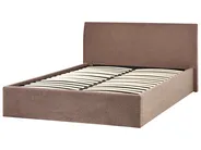 Ottoman Bed ORBEY Boucle Brown 140 x 200 cm (EU Double)_964703