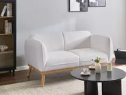 Soffa 2-sits LJUNG Bouclé Vit_1076462