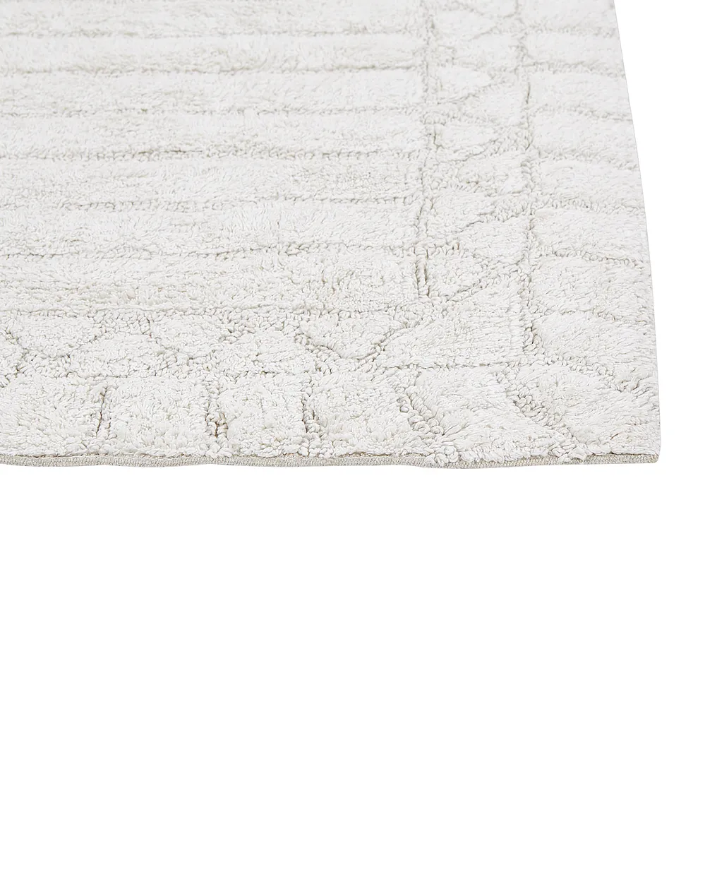 Badrumsmatta TEKKE Ljusbeige 60 x 90 cm Bomull_905513