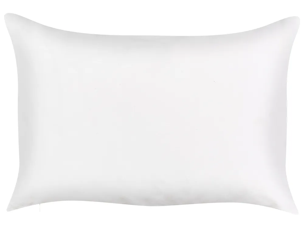 Set of 2 Outdoor Cushions TORBORA Plant Pattern 40 x 60 cm White Blue_882364