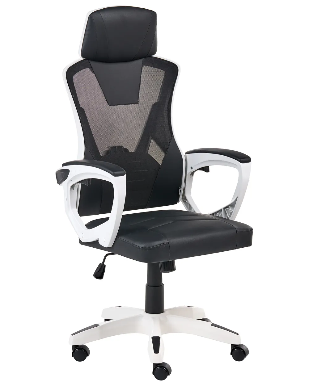 Office Chair IGNIS Faux Leather White