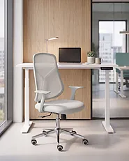 Office Chair NUVINER Light Grey_1161013