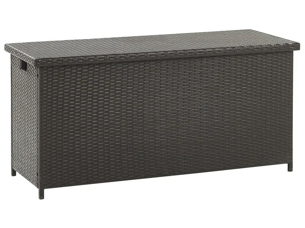 Förvaringslåda MODENA 126 cm 46 cm Konstrotting Brun_776494