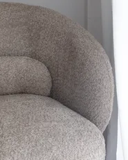 Swivel Armchair LIEKSA Boucle Beige_1020311