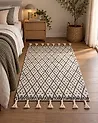 Matta AGADIR Off-White 80 x 150 cm Bomull