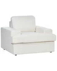 Set of 2 Armchairs ALLA Boucle Off-White_894002