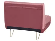 Living Room Set 3 Seater VESTFOLD Velvet Pink_937922