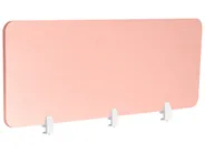 Desk Screen SPLIT 180 x 50 cm Peach Pink_1050640
