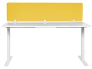 Desk Screen WALLY 180 x 40 cm Yellow_853257