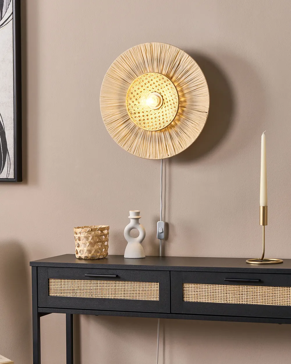 Wall Lamp YAAPI Paper Natural