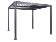 Paviljonki FORNOLI 296 cm 296 cm Metalli Musta_932951