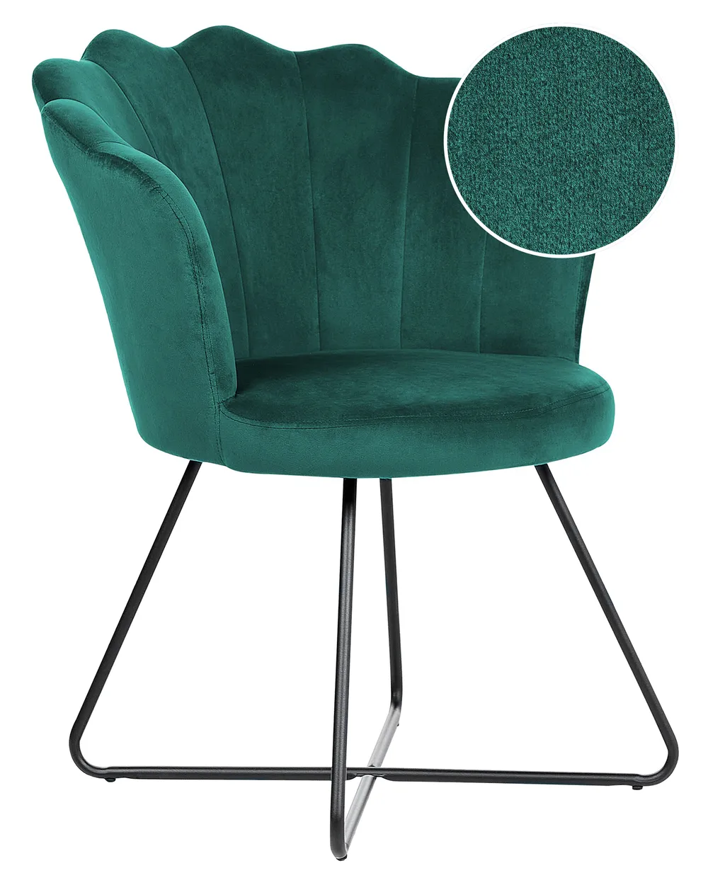 Armchair LOVELOCK Velvet Emerald Green